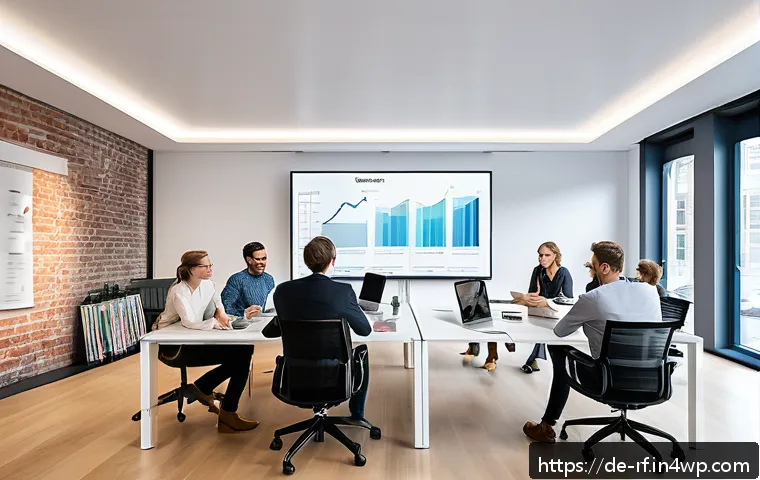 크리에이티브 허브의 시장성 평가 방법 - A modern creative workspace in Berlin with a diverse team of professionals conducting a target audie...